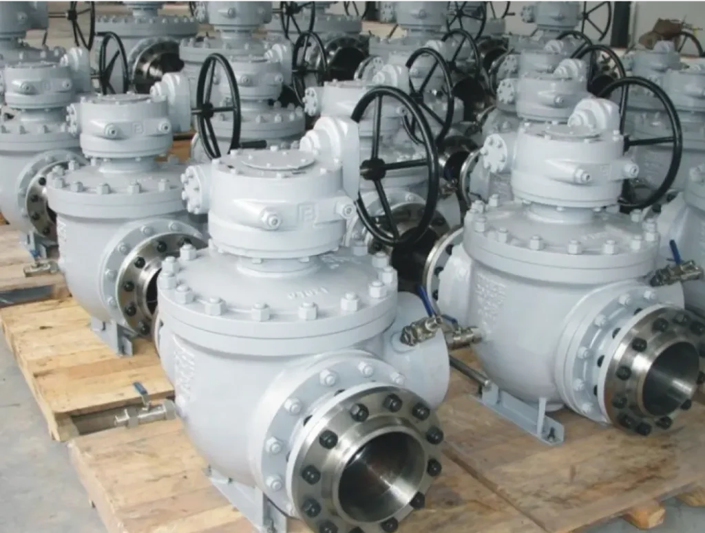 Forged ball valves.