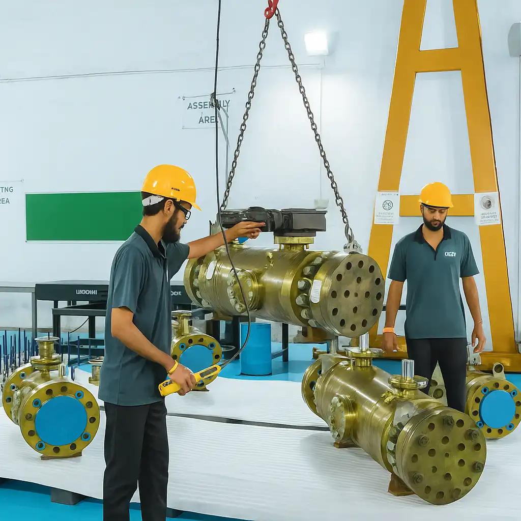  Industrial assembly procedure 